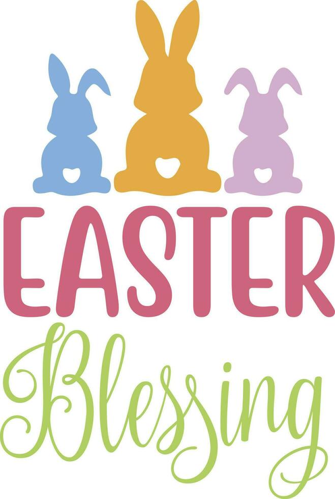 Easter Quotes Design vector