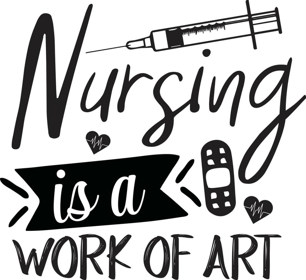 Nurse Quotes Vector Design