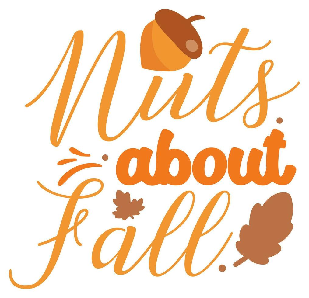 Fall Quotes Design vector