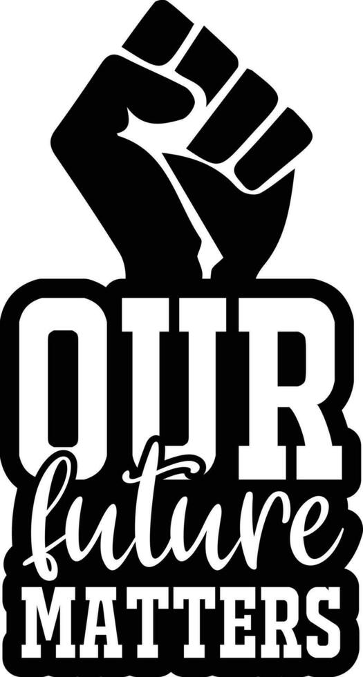 Black Lives Matter Design vector