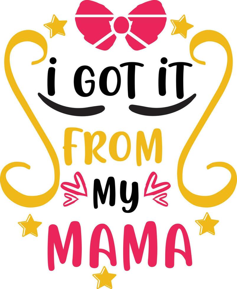 Baby Quotes Design vector