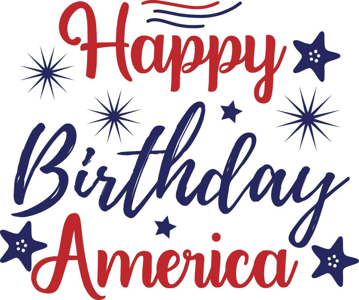 4th of July Design vector