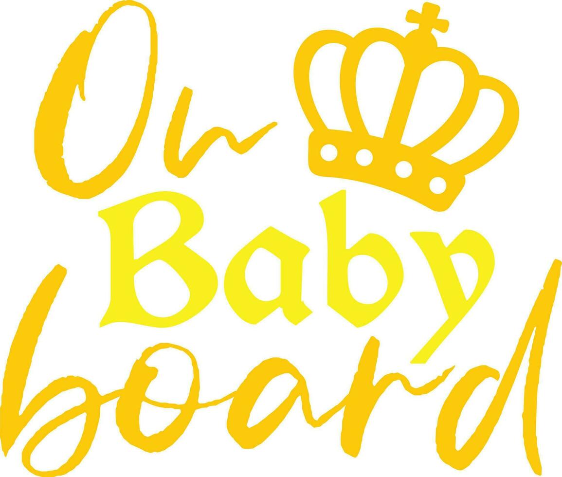 Baby Quotes Design vector