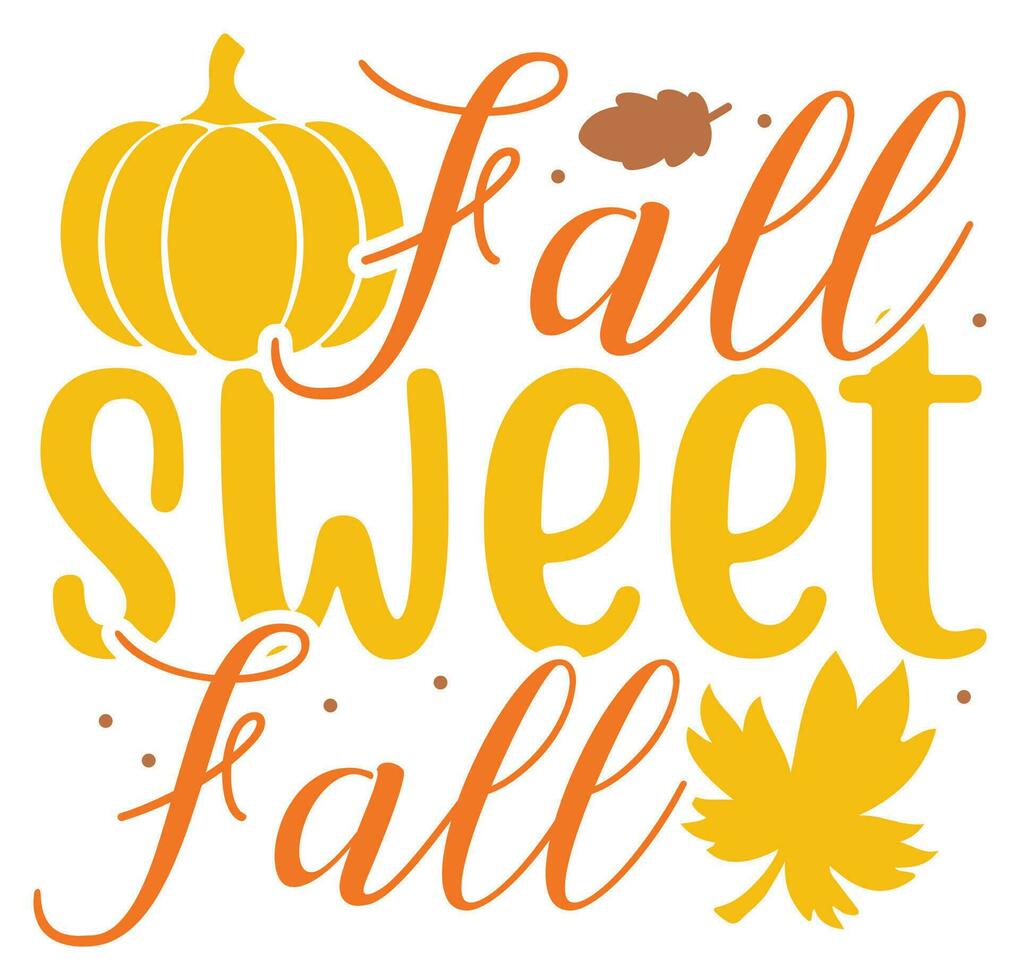 Fall Quotes Design vector