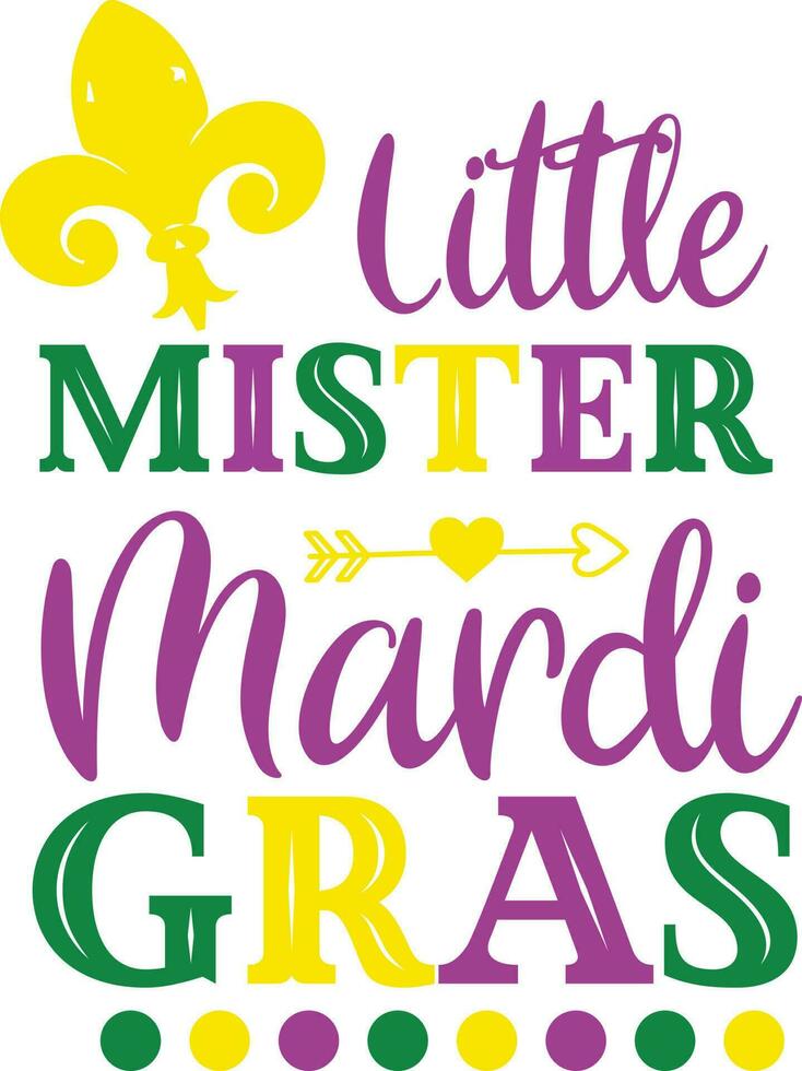 Mardi Gras Quotes Vector Design