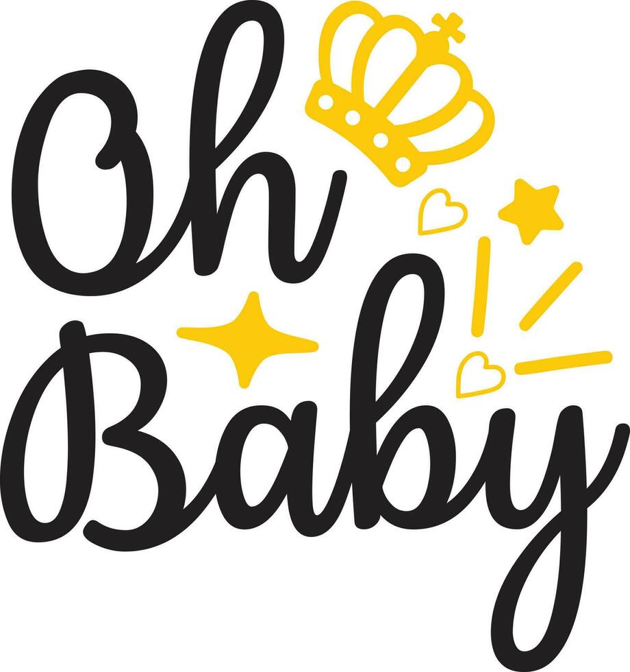 Baby Quotes Design vector