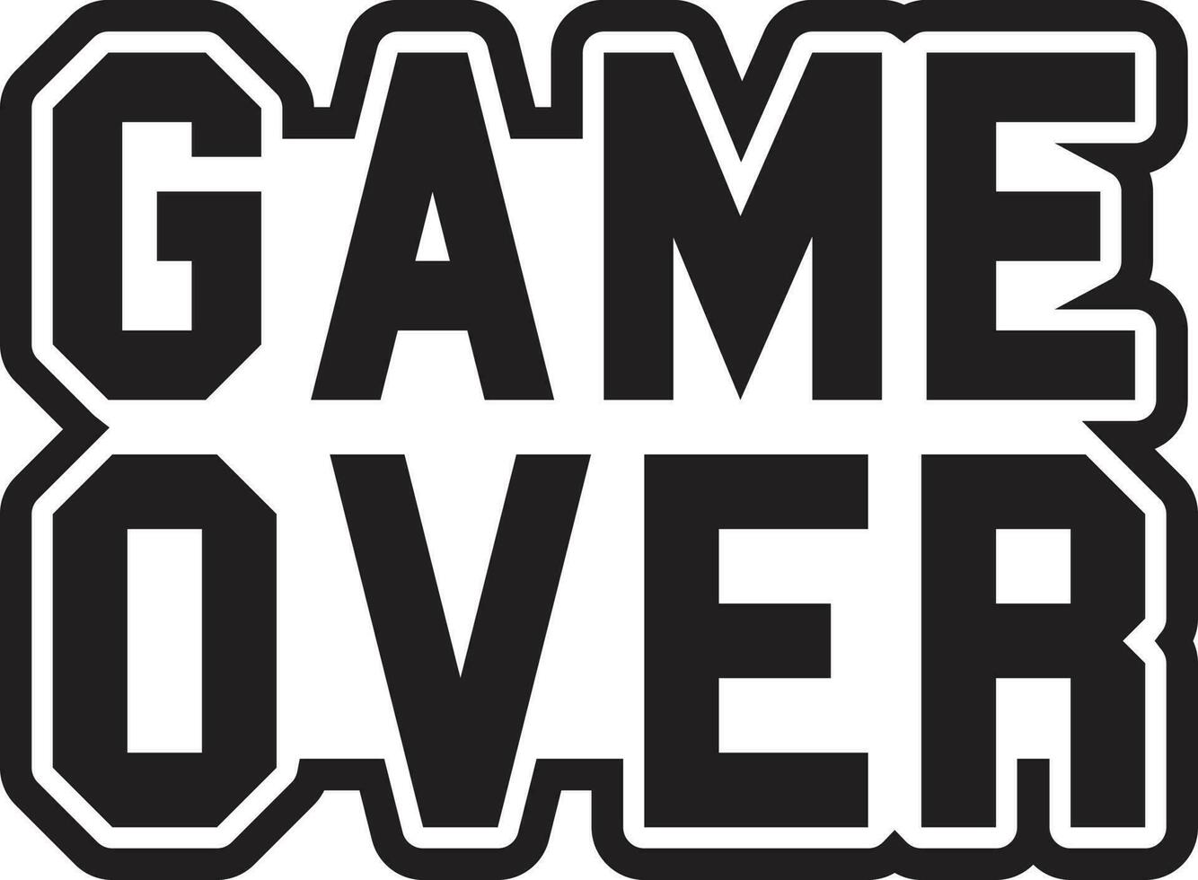 Gaming Quotes Design vector