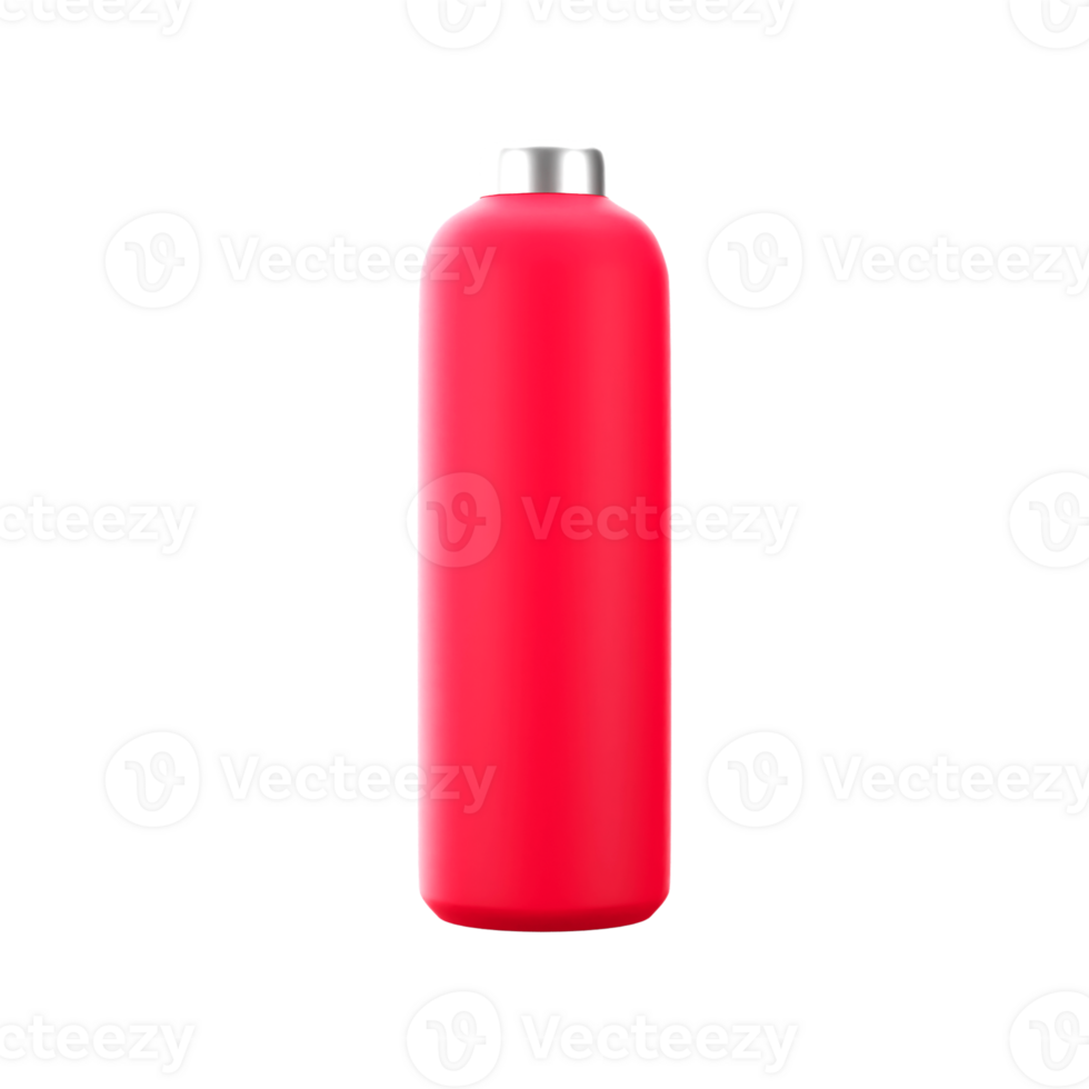 3D Render Thermos Bottle. png