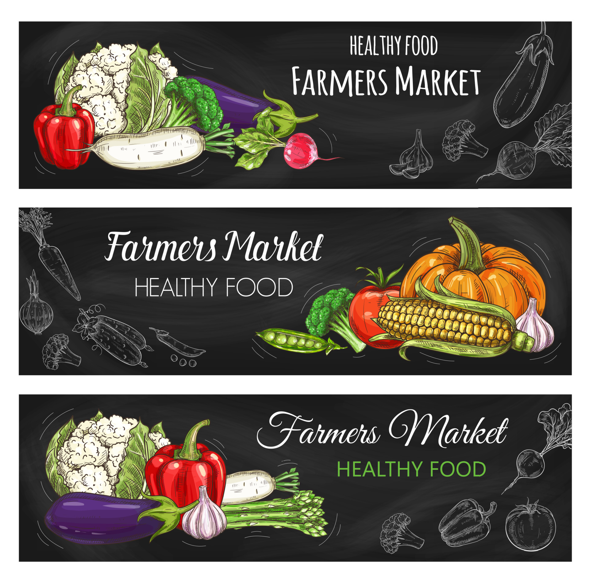 Color Farmers Market Label with Vegetables in Wooden Crate Stock Vector   Illustration of juice corn 67328496