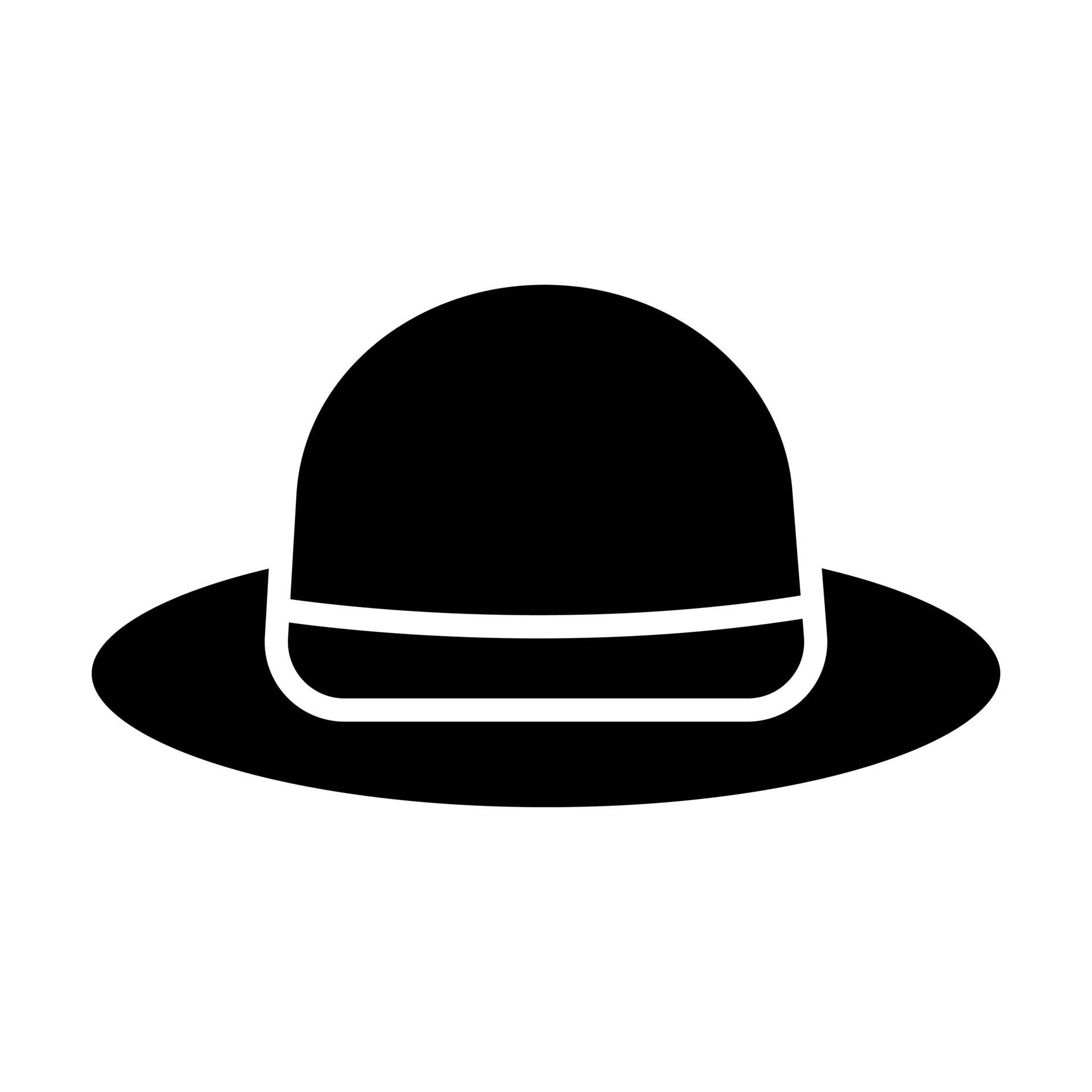 White Hat Icon Design 23838043 Vector Art at Vecteezy