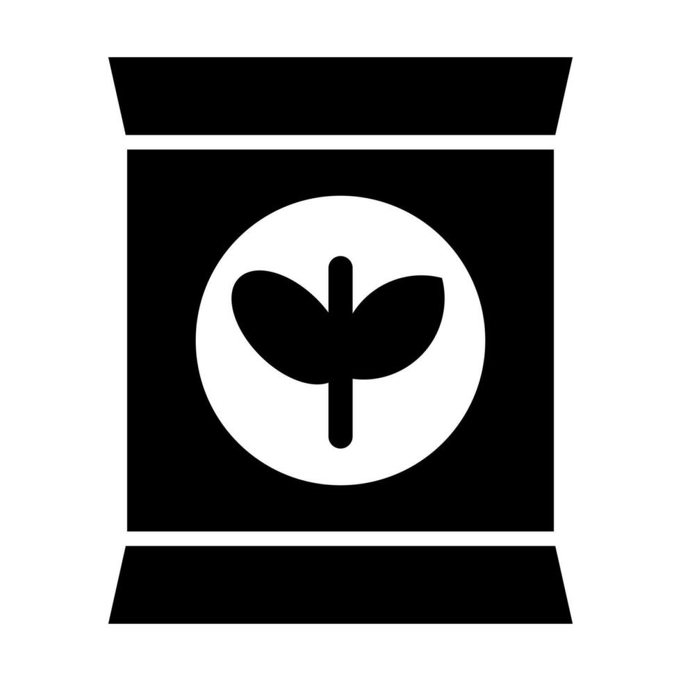 Fertilizer Glyph Icon Design vector