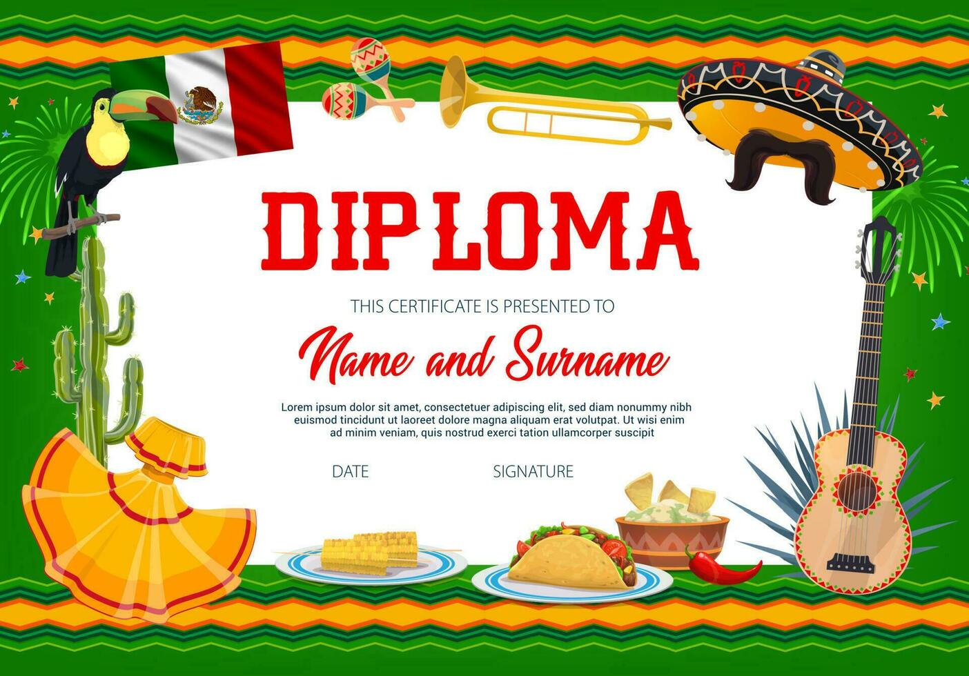 colegio educación vector cinco Delaware mayonesa diploma