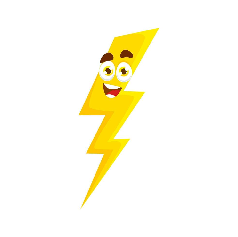 Cartoon lightning bolt character, thunderstroke 23838917 Vector Art at