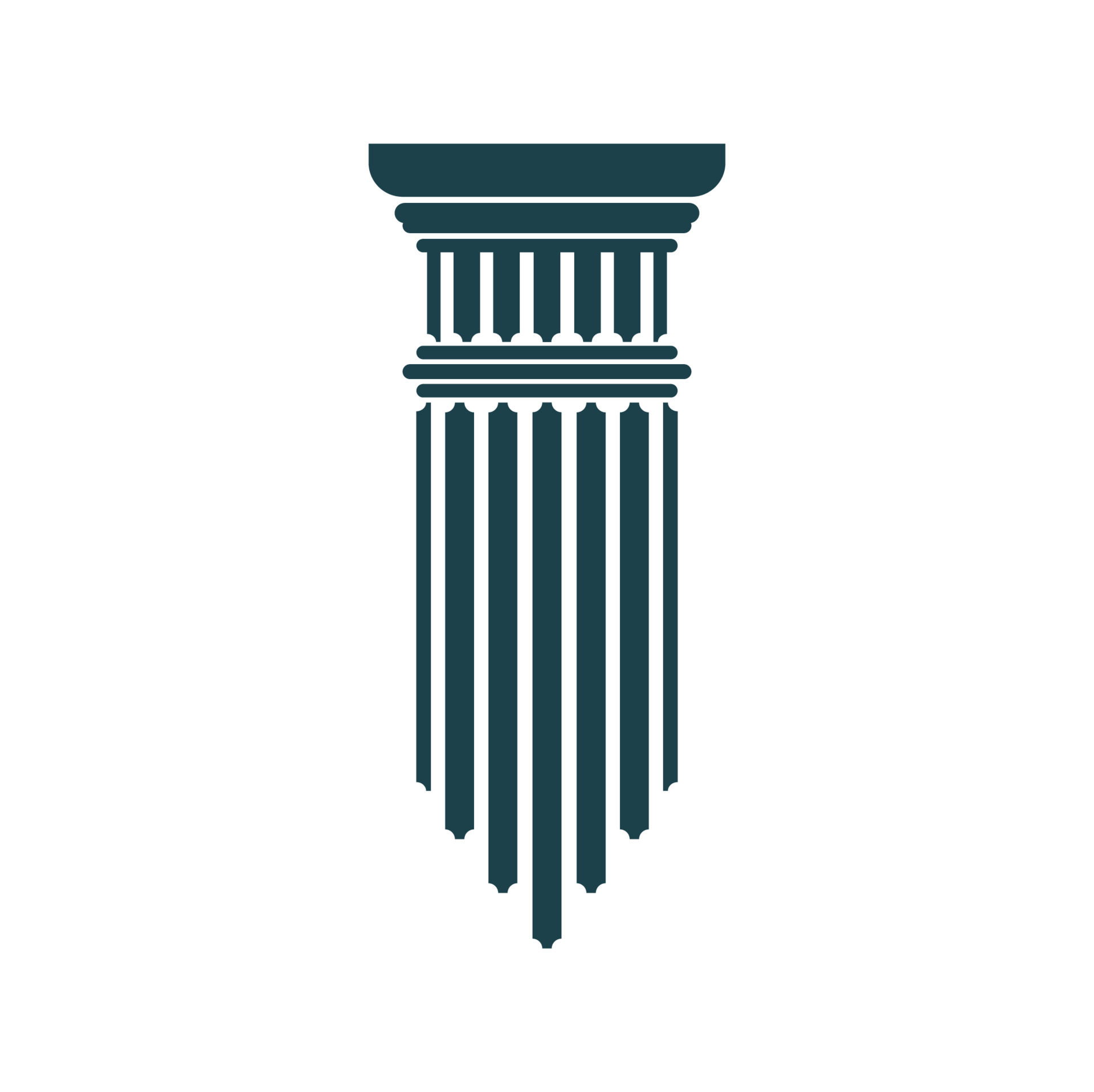 Ancient greek column and roman pillar symbol 23839202 Vector Art at