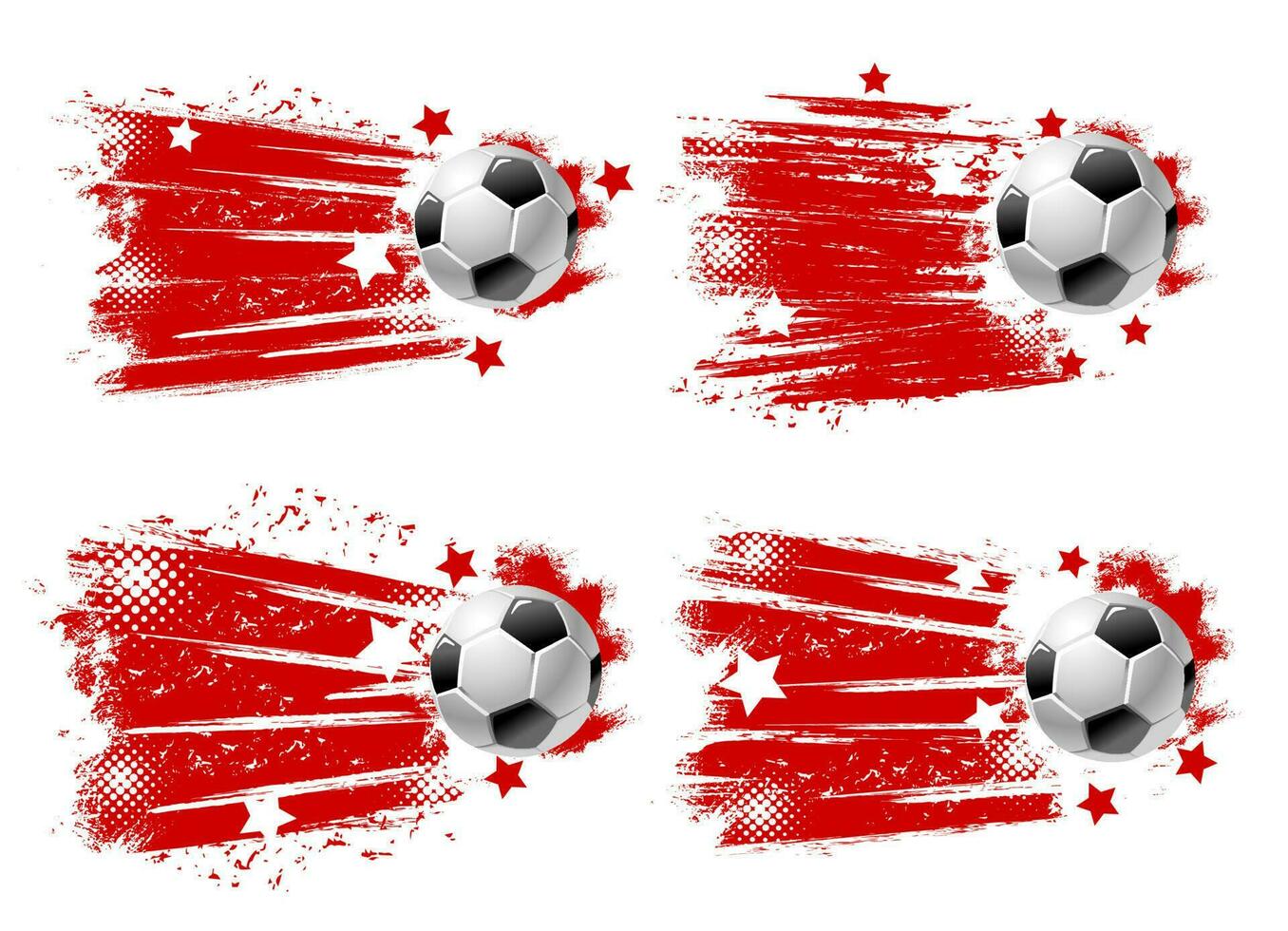 fútbol pelota, fútbol americano deporte objetivo trama de semitonos pancartas vector