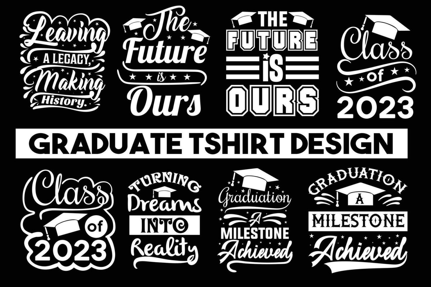 Graduation T-shirt design bundle, Kindergarten graduate shirt bundle, Graduation Gift, Kindergarten Grad Shirts vector