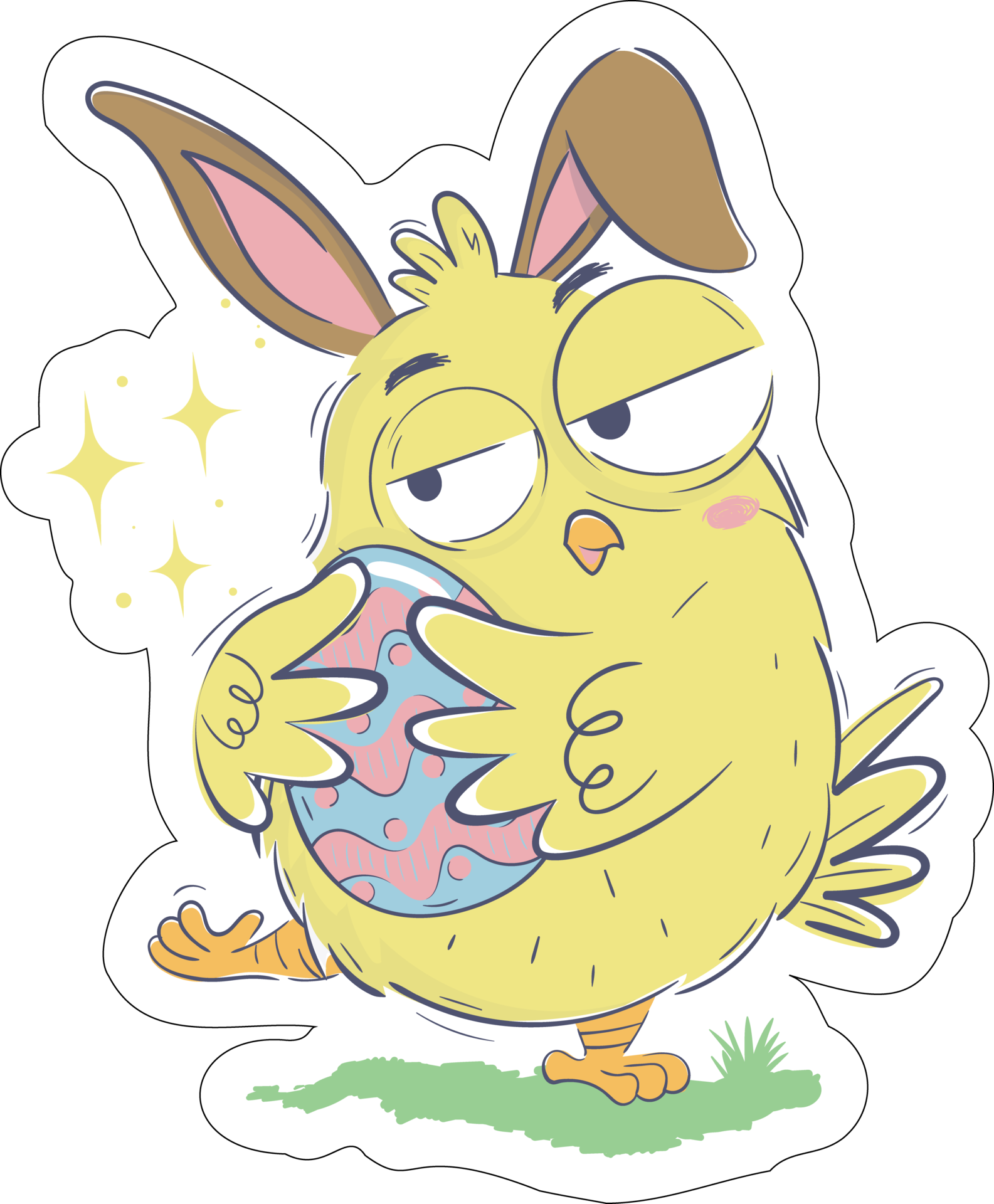easter chick stickers 23840017 PNG