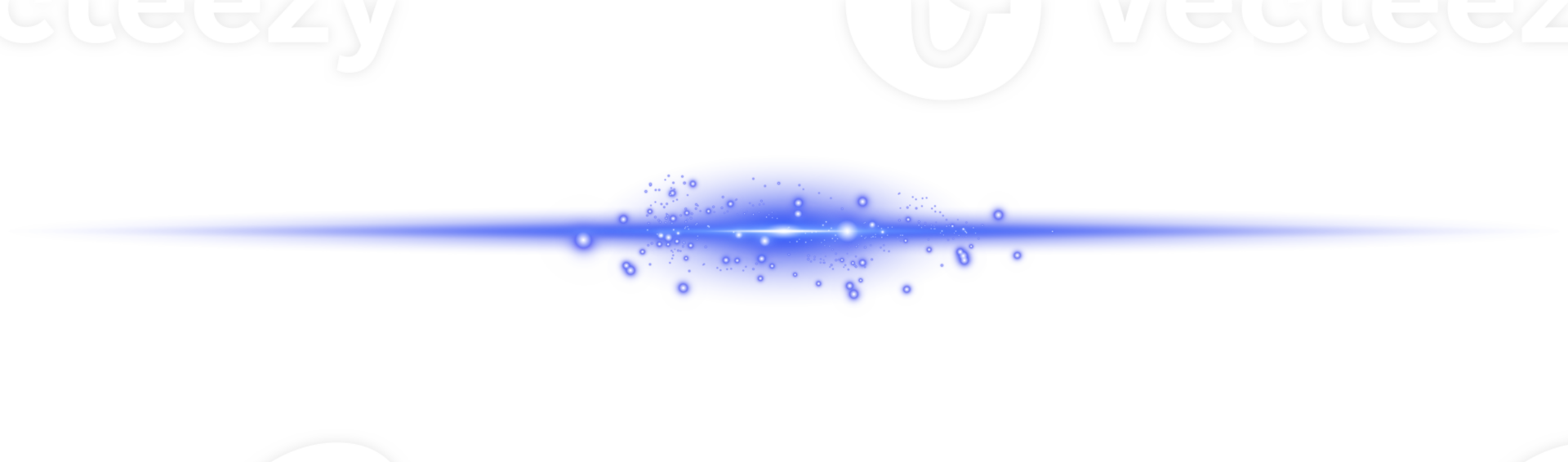 Blau horizontal Linse Fackeln. Laser- Balken, horizontal Licht Strahlen. schön Licht Fackeln. glühend Streifen auf transparent Hintergrund. glühend Streifen. Laser- Balken. Funken und Sterne. png. png