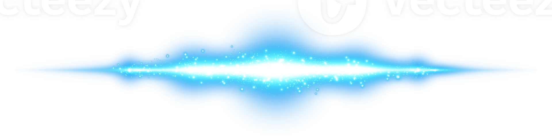 Blue horizontal lens flares. Laser beams, horizontal light rays. Beautiful light flares. Glowing streaks on transparent background. Glowing stripes. Laser beams. Sparks and stars. PNG. png