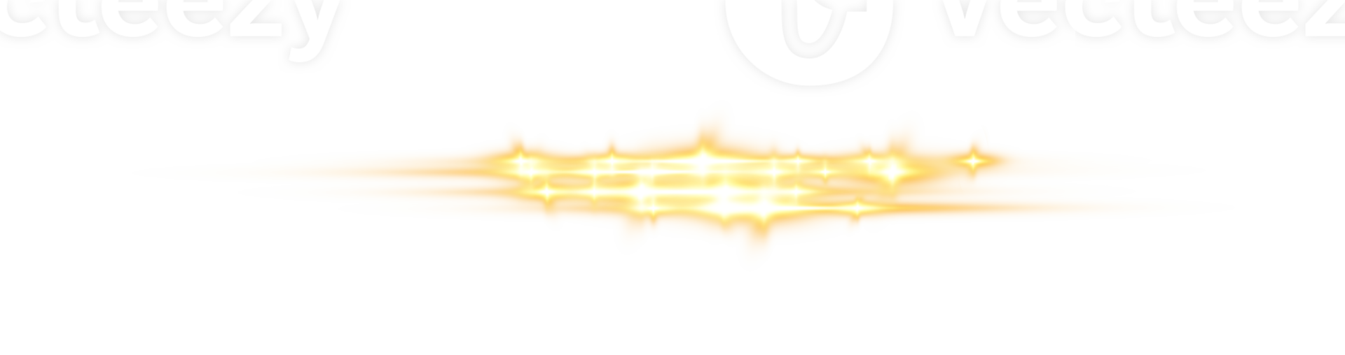 Yellow horizontal lens flares. Laser beams, horizontal light rays. Beautiful light flares. Glowing streaks on transparent background. Glowing stripes. Luminous abstract sparkling. Laser beams. png