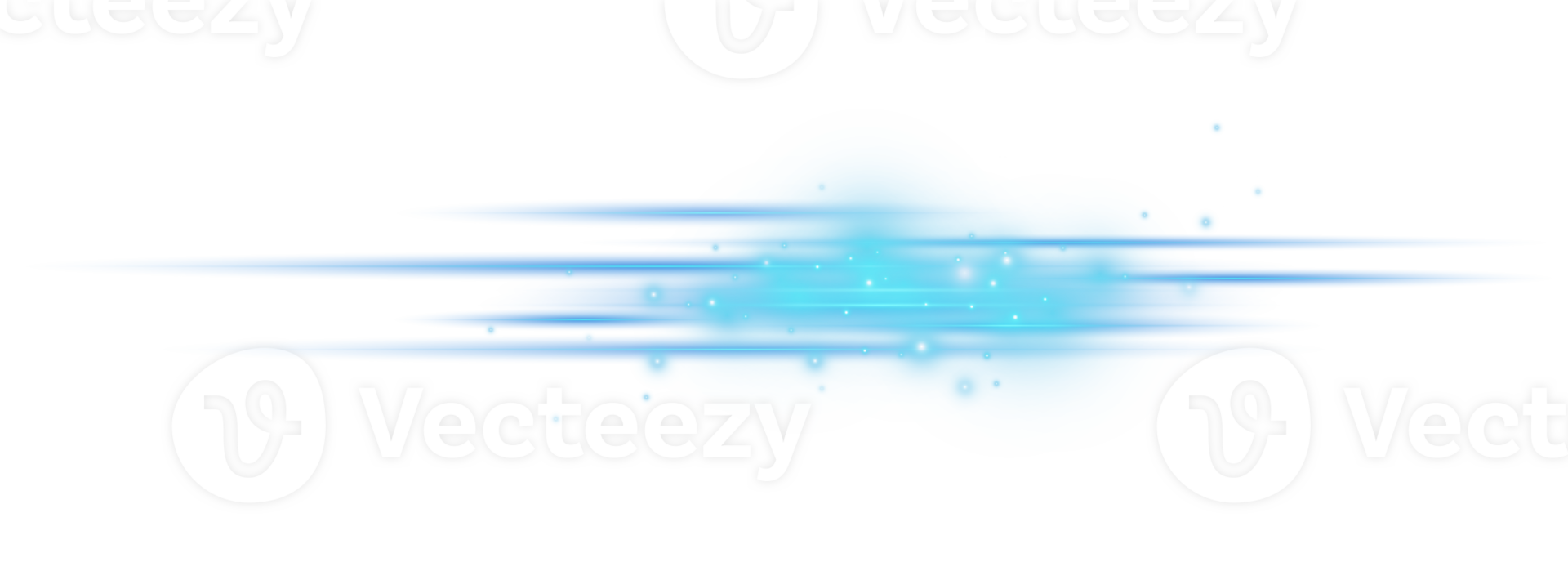 Blue horizontal lens flares. Laser beams, horizontal light rays. Beautiful light flares. Glowing streaks on transparent background. Glowing stripes. Luminous abstract sparkling. Laser beams. png