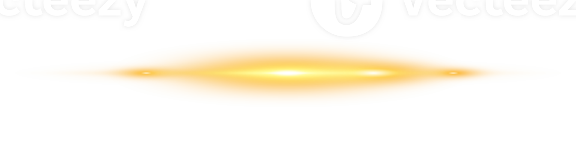Yellow horizontal lens flares. Laser beams, horizontal light rays. Laser beams. Sparks and stars. PNG. png