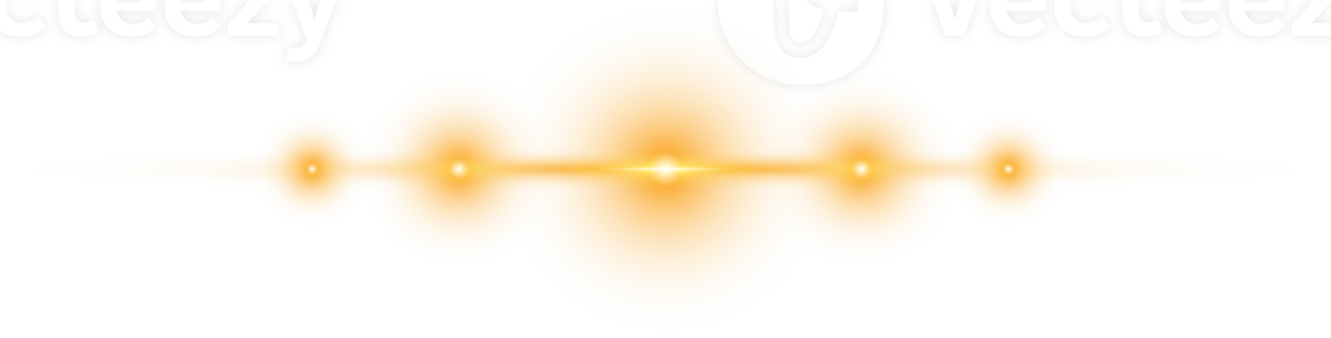 Yellow horizontal lens flares. Laser beams, horizontal light rays. Laser beams. Sparks and stars. PNG. png