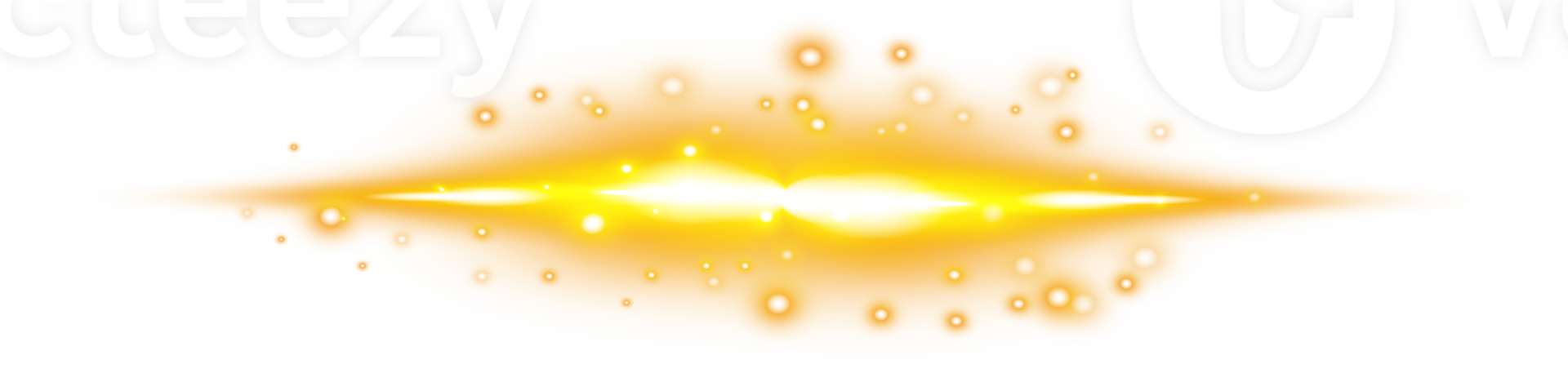 Yellow horizontal lens flares. Laser beams, horizontal light rays. Beautiful light flares. Glowing streaks on transparent background. Glowing stripes. Luminous abstract sparkling. Laser beams. png