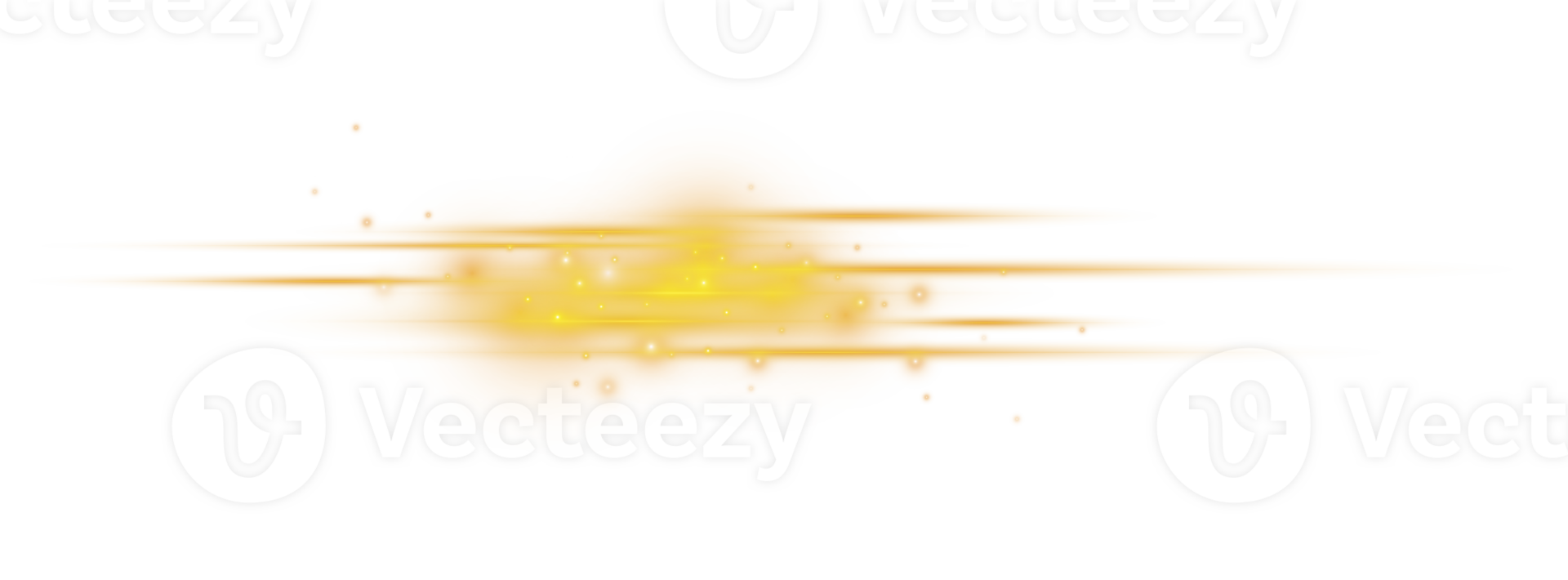 Yellow horizontal lens flares. Laser beams, horizontal light rays. Beautiful light flares. Glowing streaks on transparent background. Glowing stripes. Luminous abstract sparkling. Laser beams. png