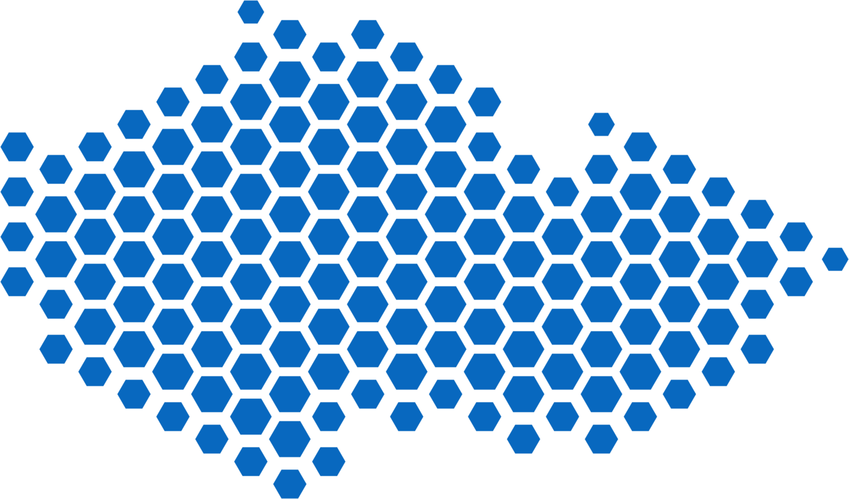 hexagon shape of czech map. png