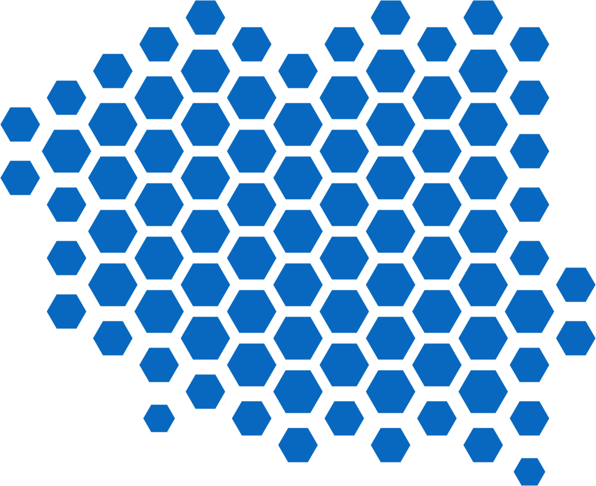 Hexagon gestalten von Polen Karte. png