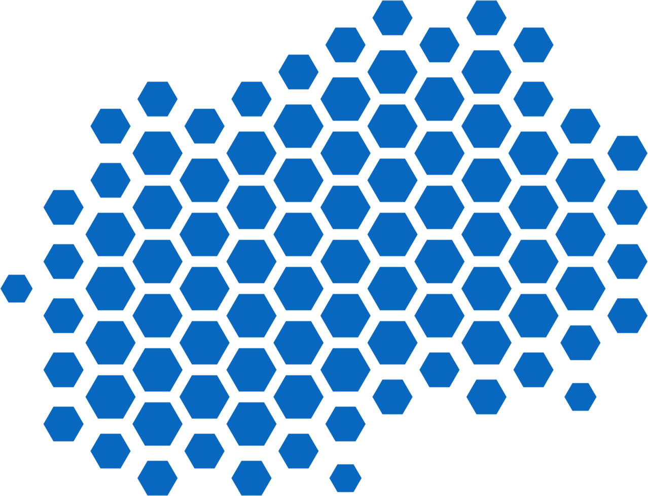 hexagon shape of north macedonia map. png