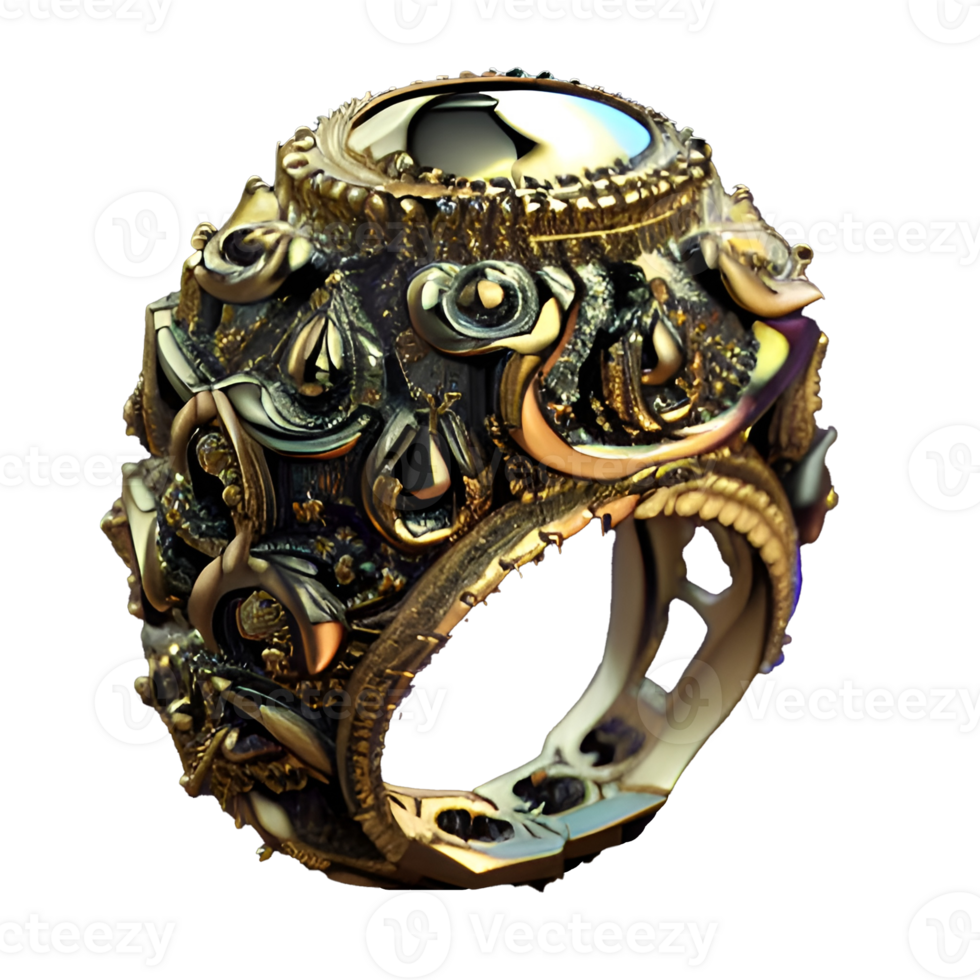 Golden Imperial ring png