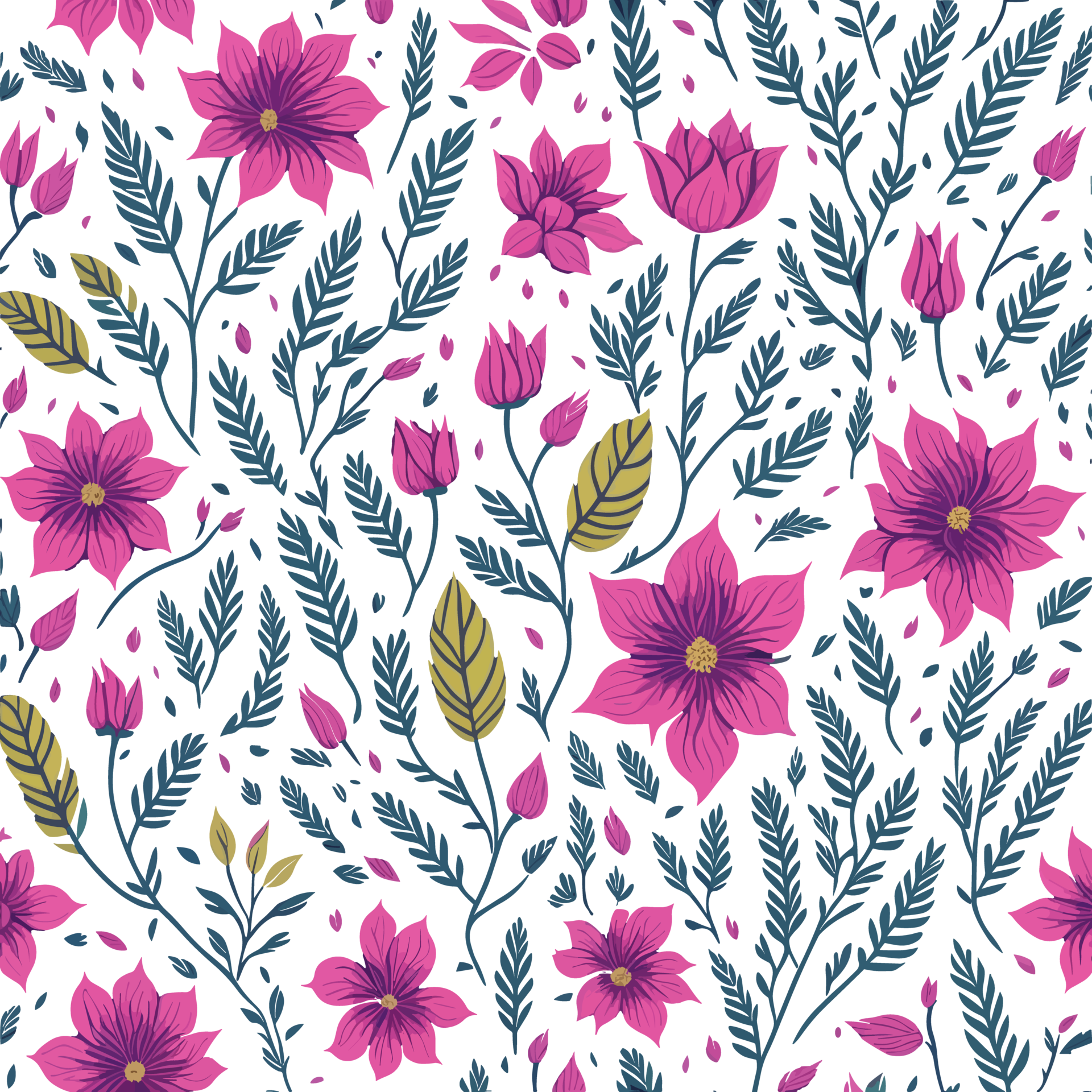 flower-pattern-design-illustration-beautiful-elegant-floral-pattern