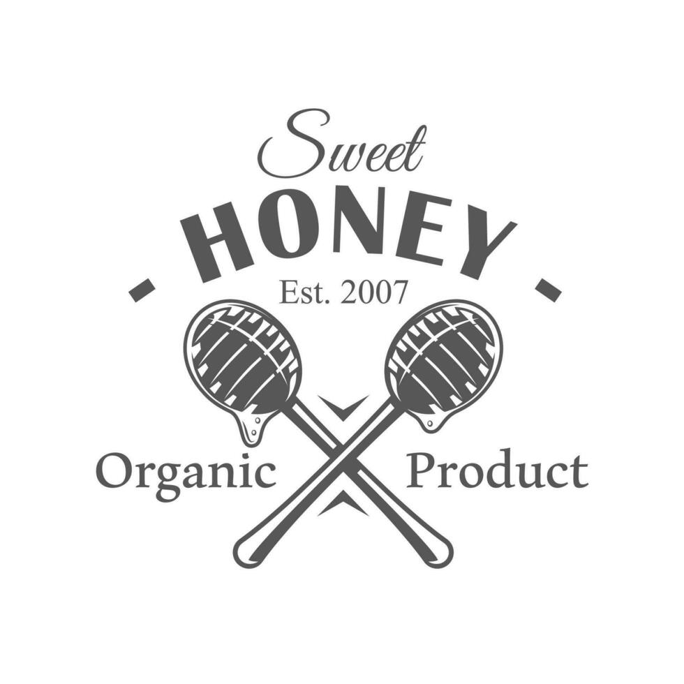 Vintage honey label 23842291 Vector Art at Vecteezy