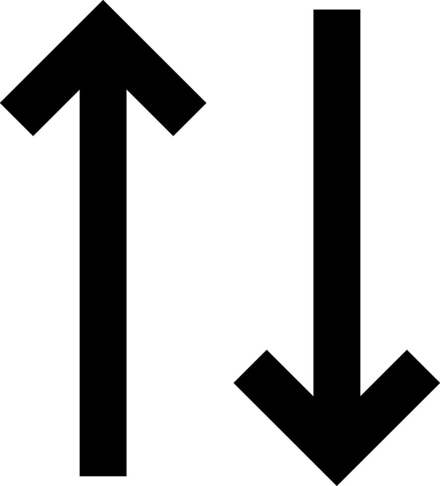 Arrow up down vector