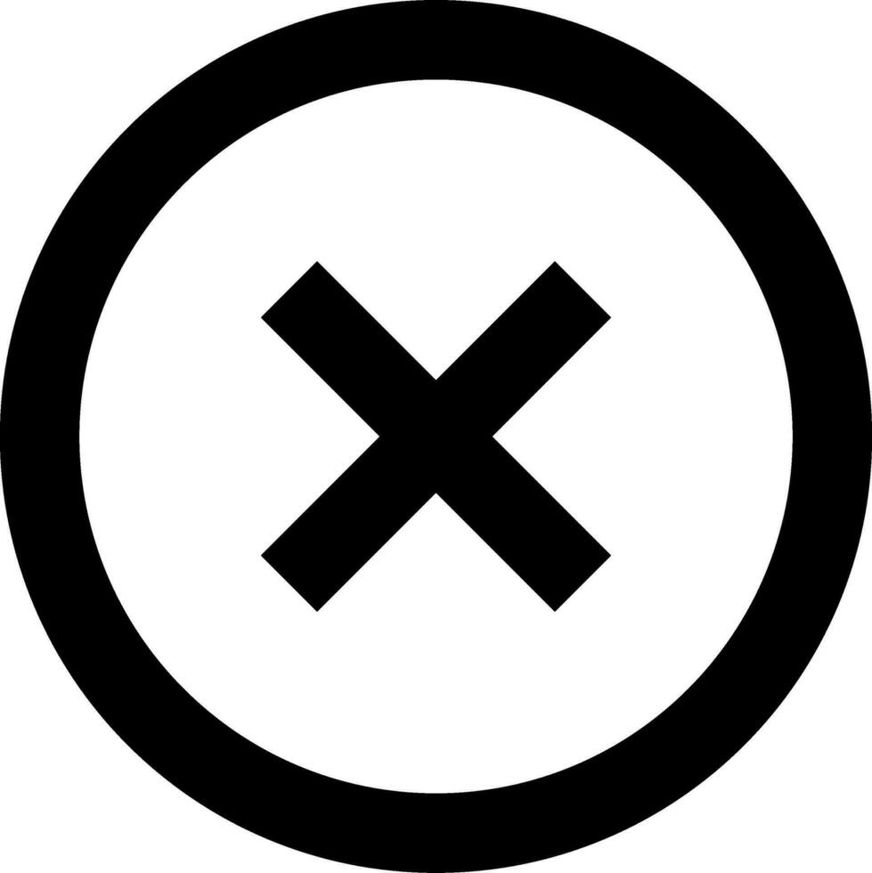 Close icon vector