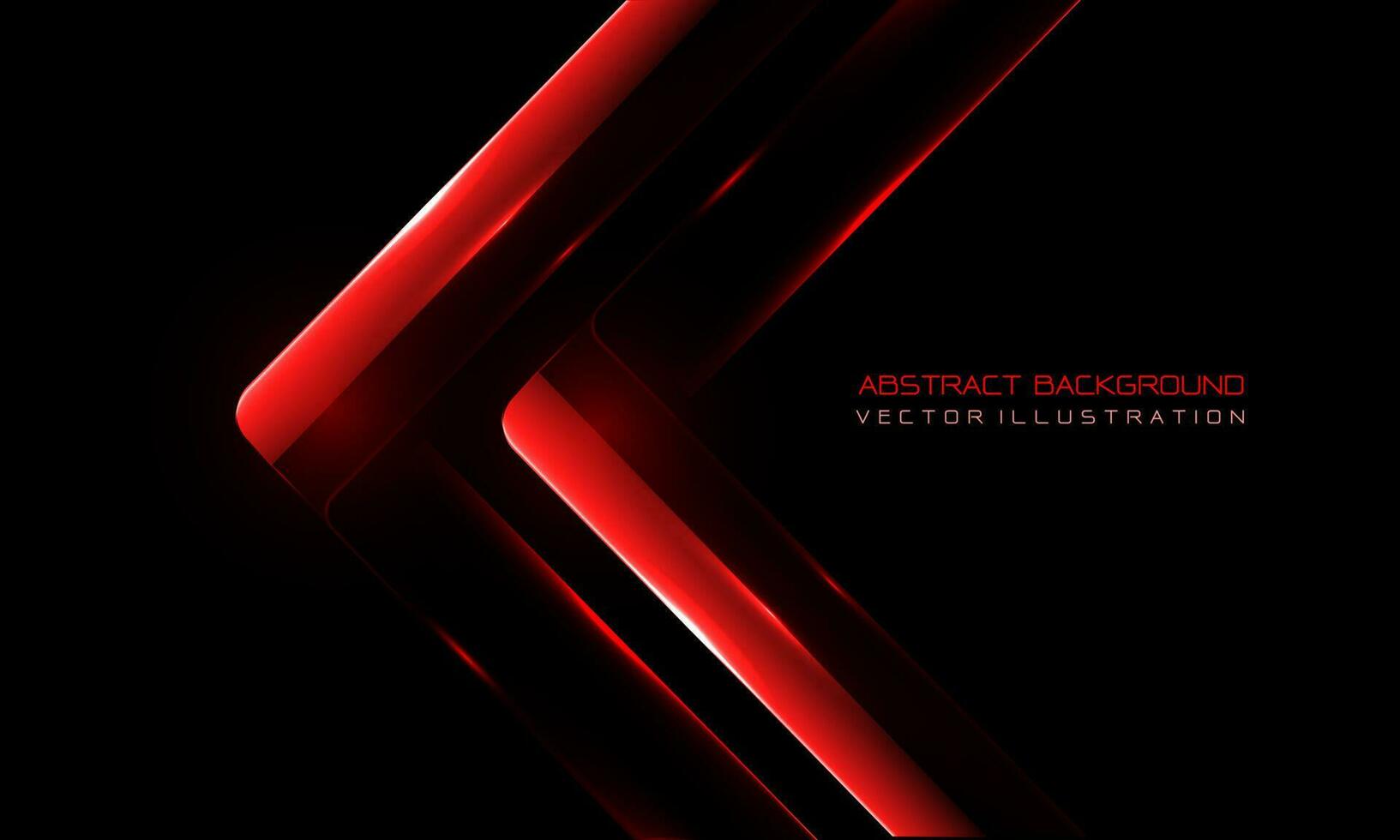 Abstract twin red arrow grass glossy direction geometric on black design modern luxury futuristic technology creative background vector illustration.