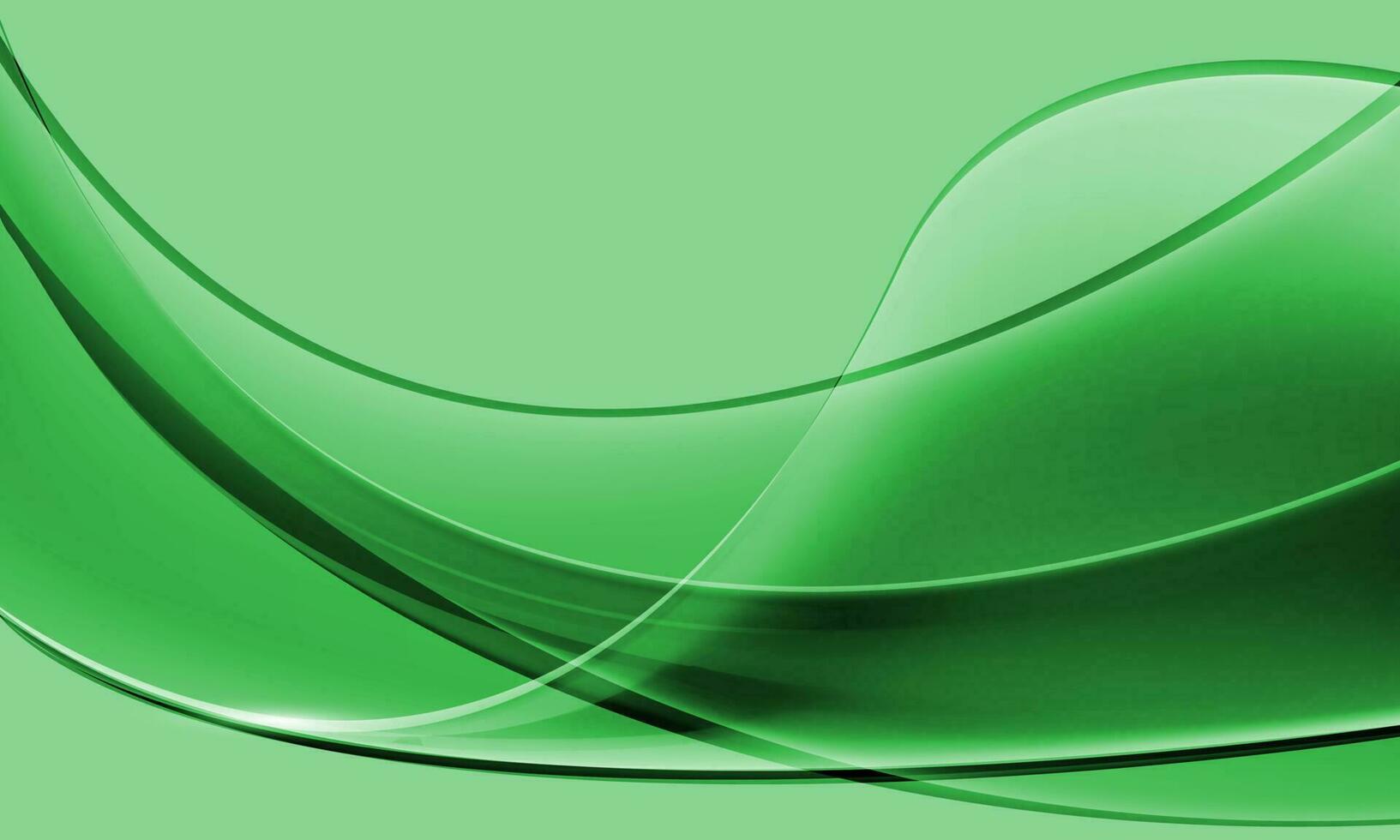 Realistic abstract grass curve wave on green design modern luxury futuristic creative background vector