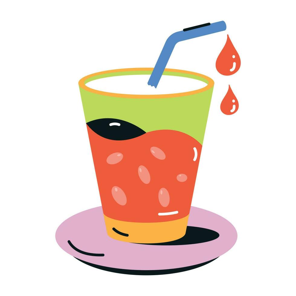 Drinks Flat Icons vector