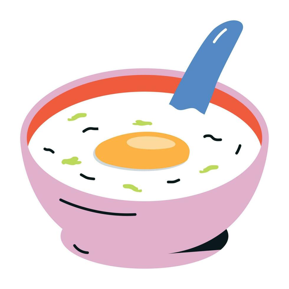 Japanese curry flat icon design vector