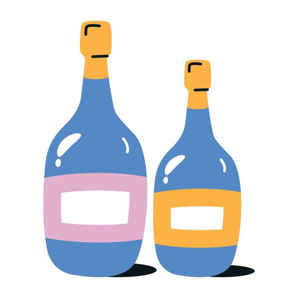 Drinks Flat Icons vector