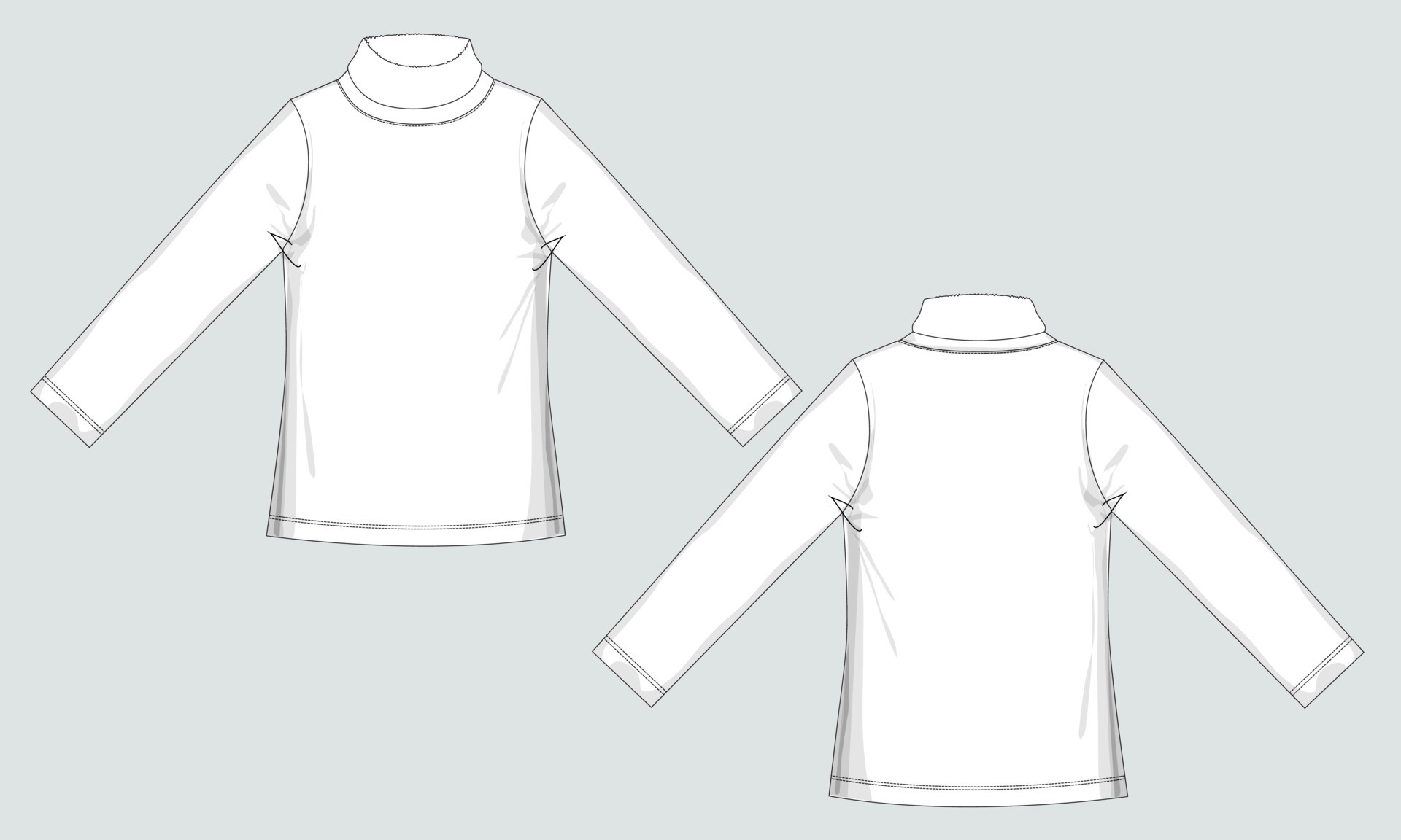 Pin on Fashion Clothing Flat sketches drawing templates