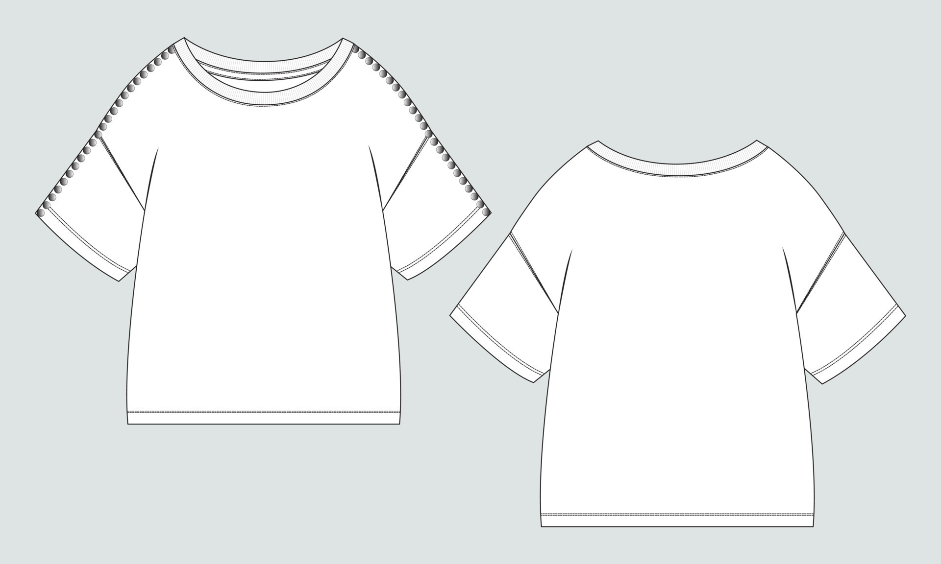 https://static.vecteezy.com/system/resources/previews/023/845/830/original/short-sleeve-with-drop-shoulder-ladies-t-shirt-technical-fashion-flat-sketch-illustration-template-front-and-back-views-vector.jpg