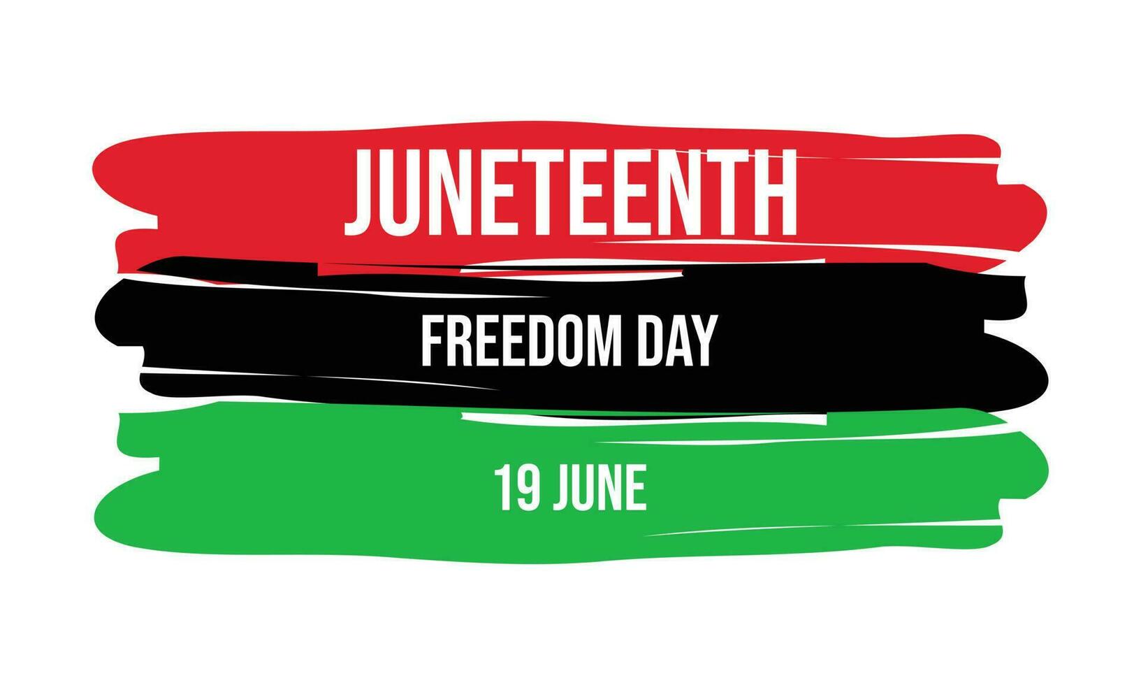 Juneteenth Freedom Day. African-American Independence Day, June 19.banner design template Vector illustration background design.