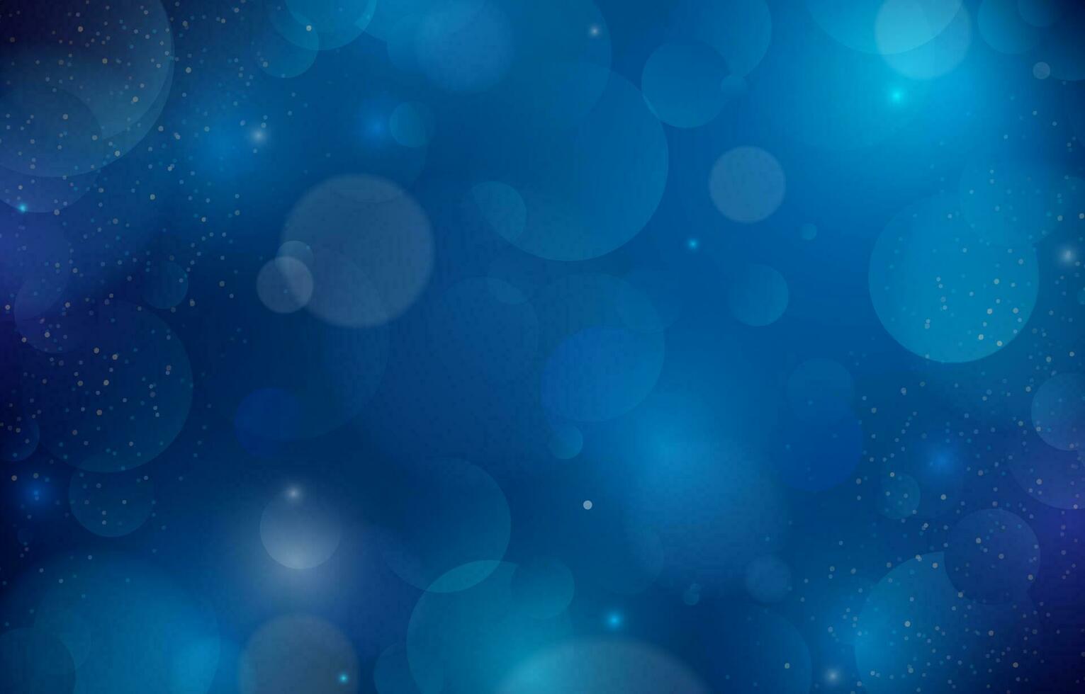 Blue Sparkle Bokeh Effect Background vector