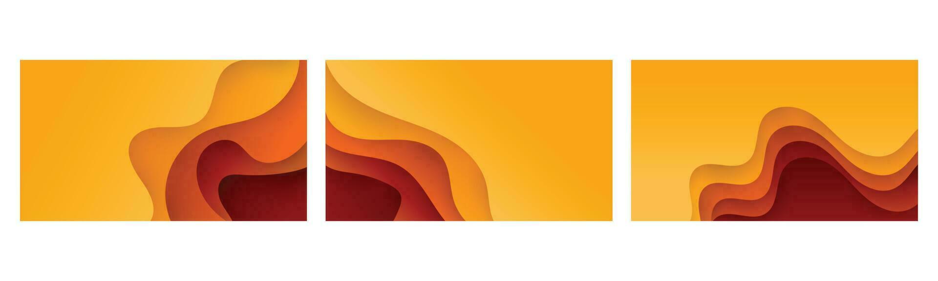 Collection fluid liquid poster and geometric background of dynamic shapes. Wallpaper gradient with liquid shape. Illustration colorful template banner with soft curve and wave. vector