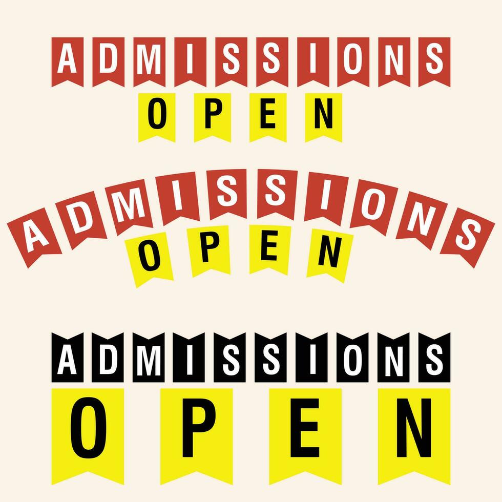 admission open tag abstract for social media template with mega speaker vector