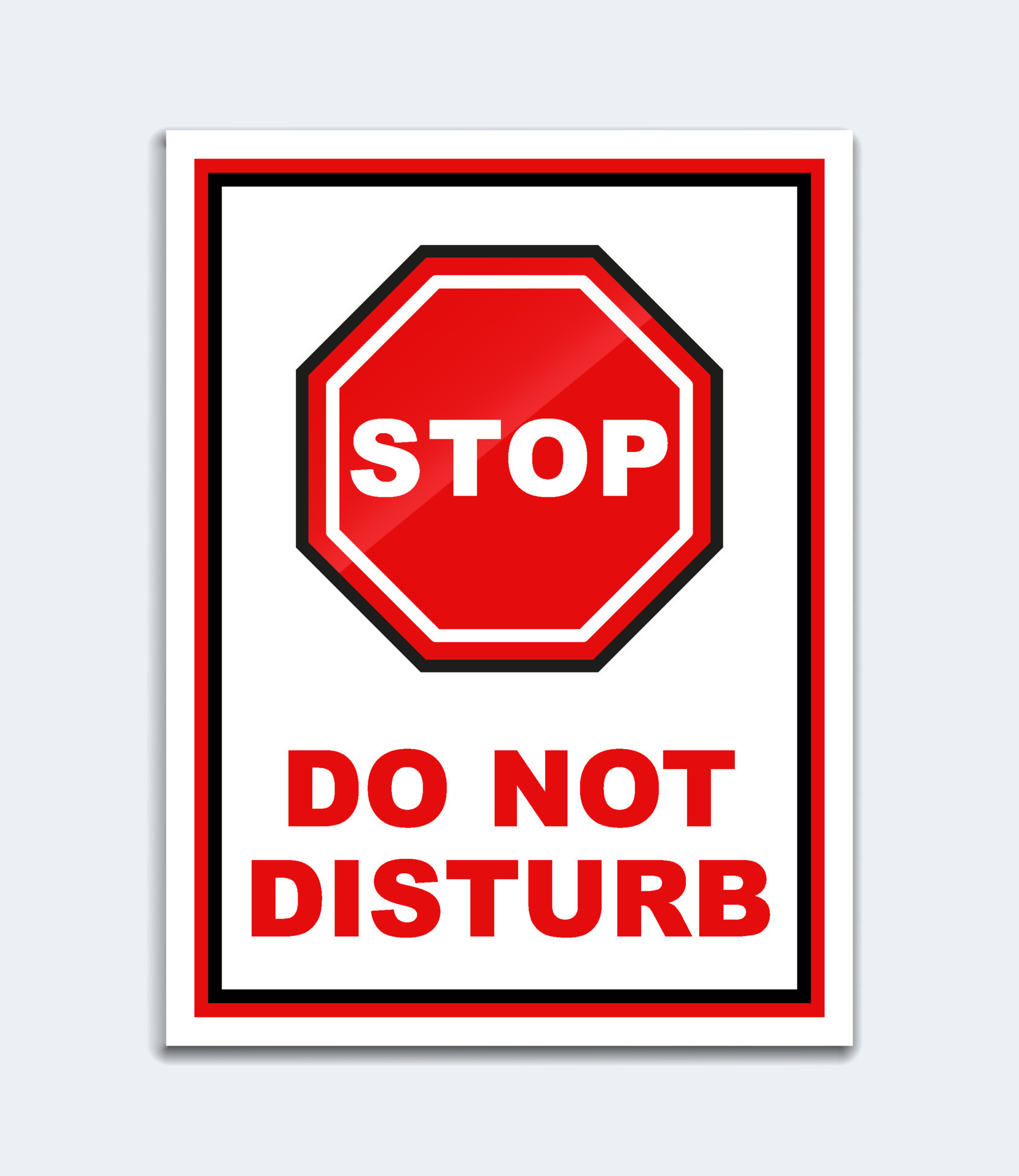 do not disturb restricted area signage door wall poster printable ...