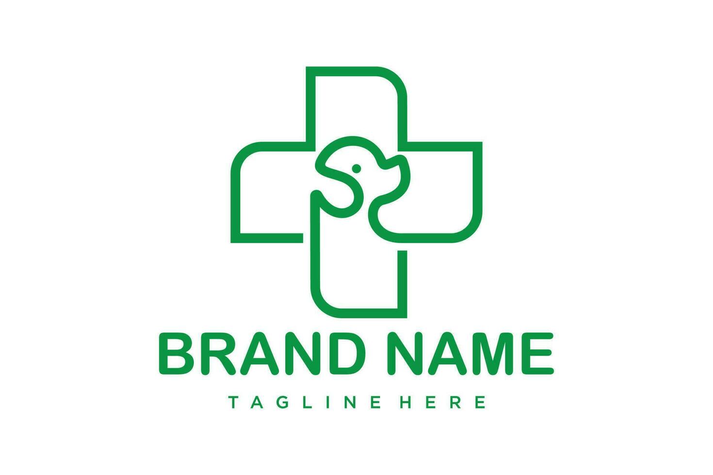 pet logo vector icon for pet shop or Pet care and veterinary Cat and Dog